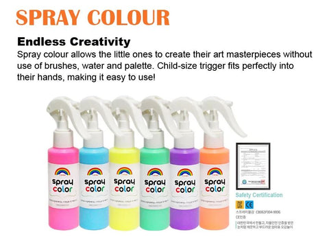 Spray Color - 6 Color Set